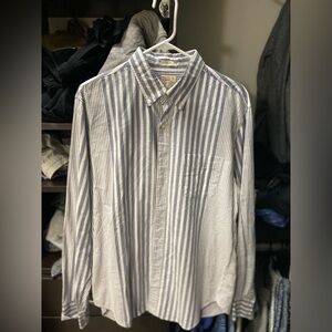 J.Crew Slim Fit Broken-in Organic Cotton Oxford Striped Shirt